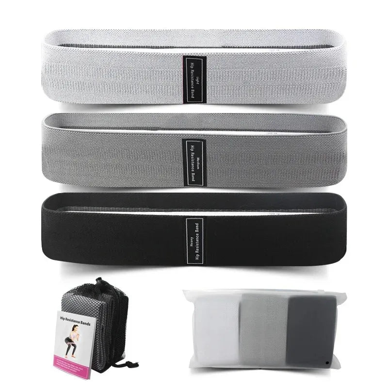Crochet Gradient Color Resistance Band Deep Squat Buttocks Shaping Men and Women Single Training Ring Fitness Elastic Band
