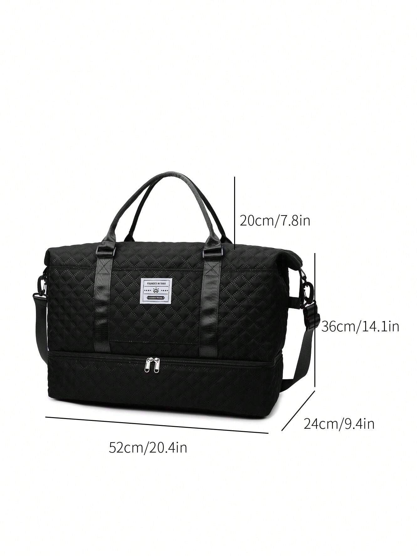 2PCS Large Capacity Travel Duffel Bag, Wet and Dry Separation Fitness Bag, Weekend Overnight Shoulder Bag, Hospital Necessary Mommy Bag, Travel Bag, Holiday Bag, Weekend Bag, Overnight Bag, with a Pull Bar Bag, with Shoe Storage, Boarding Bag, Cosmetics Storage Bag for Suitcase Gym Bag Duffle Bag for Luggage Carry on Bag College Bag Luggage Bags Weekender Bag Hospital Bag Winter