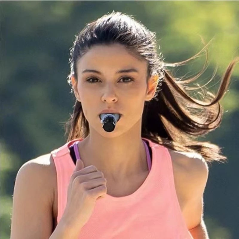 Abdominal Bite Mouth Trainer Slow Resistance Strengthening to Enhance Rehabilitation Lung Exercise to Increase Lung Capacity