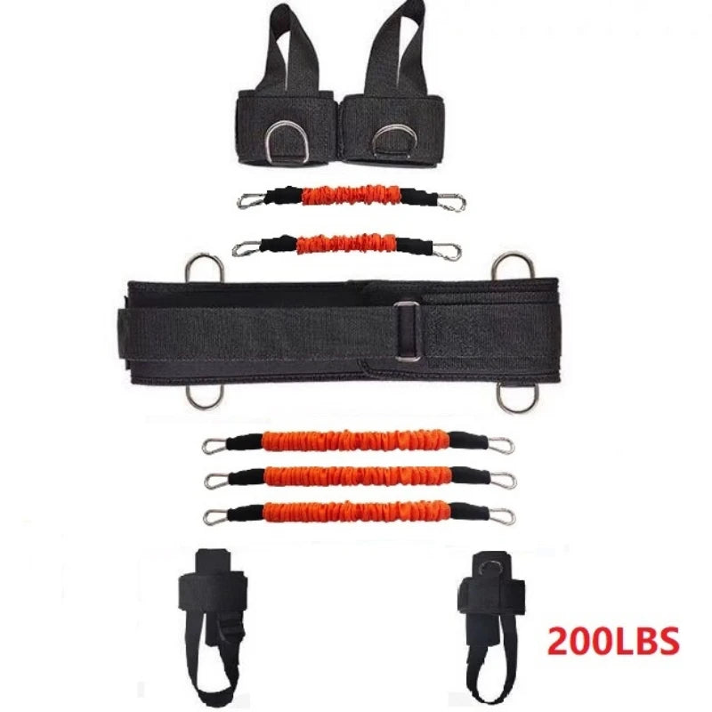 Taekwondo Crossfit Jump Resistance Bands, Boxing Equipment, Leg Arm Physical Power Strength, Force Training Belt