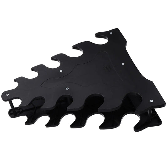 Dumbbell Rack Triangle Shaped Stand Home Gym Barbell Storage Support Dumbell Holder Organization