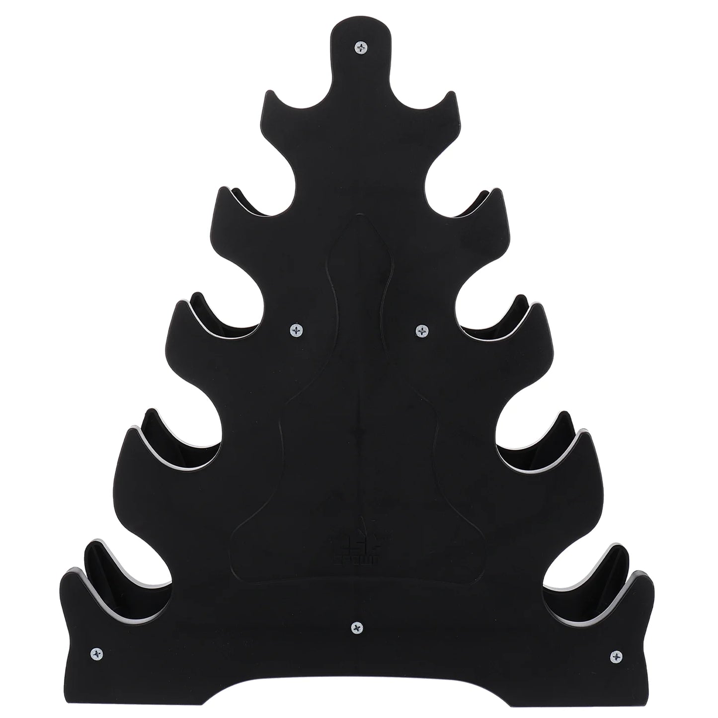 Dumbbell Rack Triangle Shaped Stand Home Gym Barbell Storage Support Dumbell Holder Organization