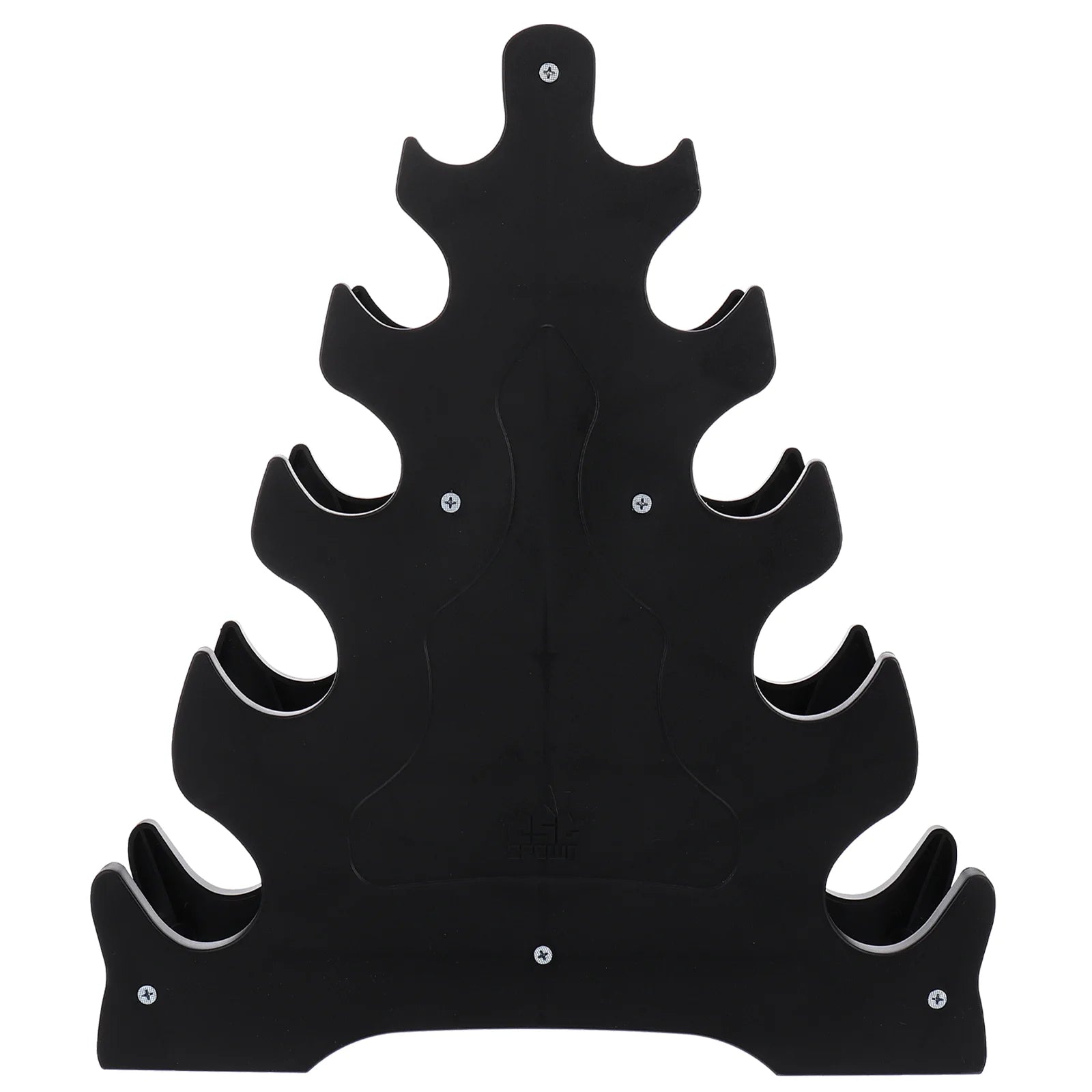 Dumbbell Rack Triangle Shaped Stand Home Gym Barbell Storage Support Dumbell Holder Organization