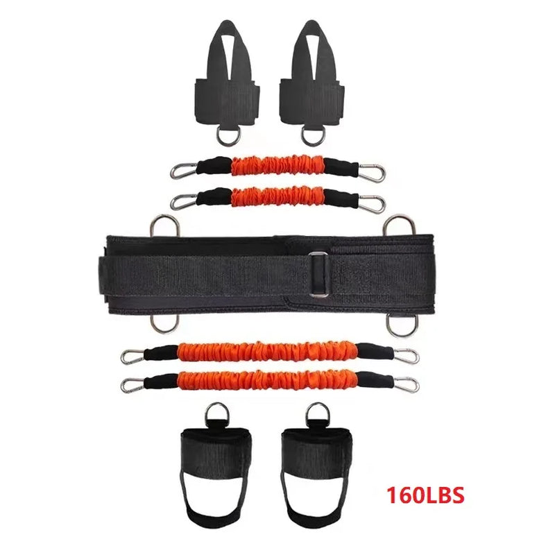 Taekwondo Crossfit Jump Resistance Bands, Boxing Equipment, Leg Arm Physical Power Strength, Force Training Belt