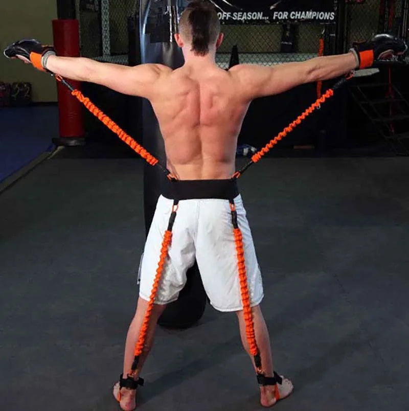 Taekwondo Crossfit Jump Resistance Bands, Boxing Equipment, Leg Arm Physical Power Strength, Force Training Belt