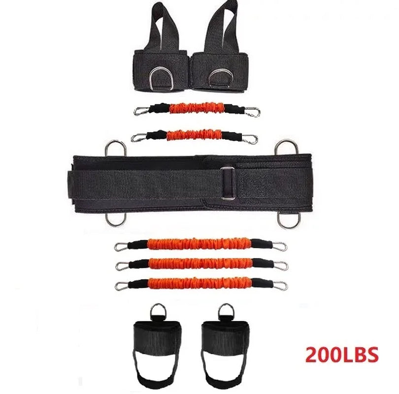 Taekwondo Crossfit Jump Resistance Bands, Boxing Equipment, Leg Arm Physical Power Strength, Force Training Belt