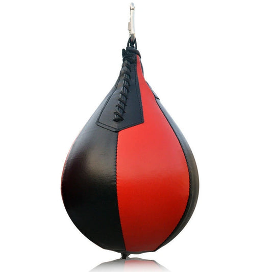 Pu Leather Punching Ball Pear Boxing Bag Reflex Speed Balls Muay Thai Fitness Training Double End Boxing Speed Ball Adults Kids