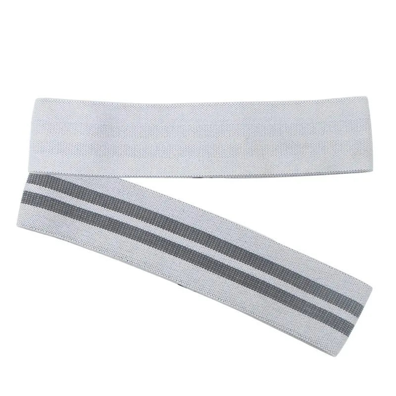 Crochet Gradient Color Resistance Band Deep Squat Buttocks Shaping Men and Women Single Training Ring Fitness Elastic Band